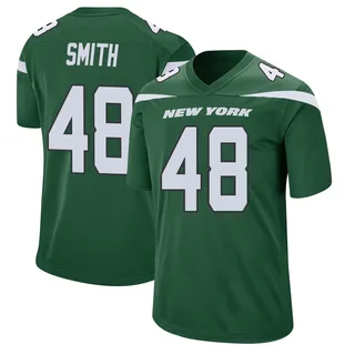 Aaron Smith New York Jets Youth Game Nike Jersey - Gotham Green