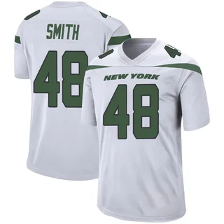 Aaron Smith New York Jets Youth Game Nike Jersey - Spotlight White