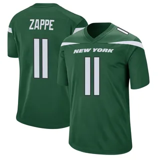 Bailey Zappe New York Jets Youth Game Nike Jersey - Gotham Green