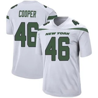 Bump Cooper New York Jets Men's Game Nike Jersey - Spotlight White