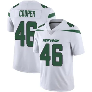 Bump Cooper New York Jets Men's Limited Vapor Nike Jersey - Spotlight White