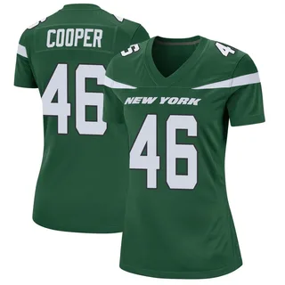 Bump Cooper New York Jets Women's Game Nike Jersey - Gotham Green