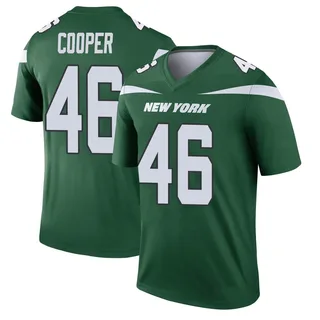 Bump Cooper New York Jets Youth Legend Player Nike Jersey - Gotham Green