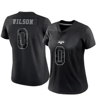 Chase Wilson New York Jets Women's Limited Reflective Nike Jersey - Black