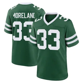 Jimmy Moreland New York Jets Men's Game Legacy Nike Jersey - Green