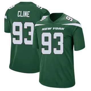 Kameron Cline New York Jets Men's Game Nike Jersey - Gotham Green