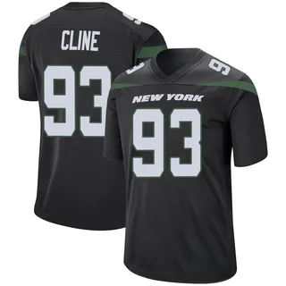 Kameron Cline New York Jets Youth Game Nike Jersey - Stealth Black