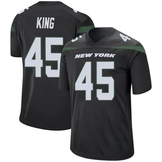 Kobe King New York Jets Youth Game Nike Jersey - Stealth Black