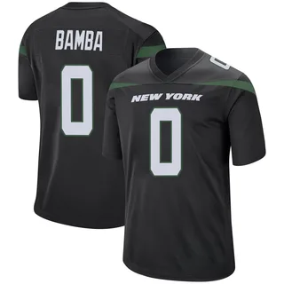 Mory Bamba New York Jets Youth Game Nike Jersey - Stealth Black
