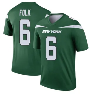 Nick Folk New York Jets Men's Legend Player Nike Jersey - Gotham Green