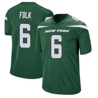 Nick Folk New York Jets Youth Game Nike Jersey - Gotham Green