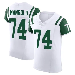 Nick Mangold New York Jets Men's Elite Classic Alternate Vapor F.U.S.E. Nike Jersey - White
