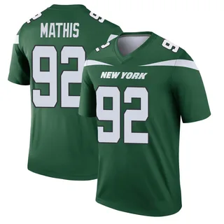 Ochaun Mathis New York Jets Youth Legend Player Nike Jersey - Gotham Green