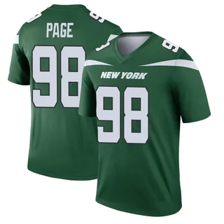 Payton Page New York Jets Youth Legend Player Nike Jersey - Gotham Green