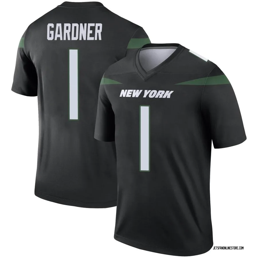 Sauce Gardner New York Jets Youth Color Rush Legend Nike Jersey