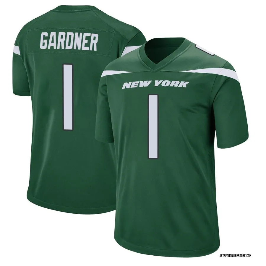 Sauce Gardner New York Jets Youth Game Nike Jersey Gotham Green