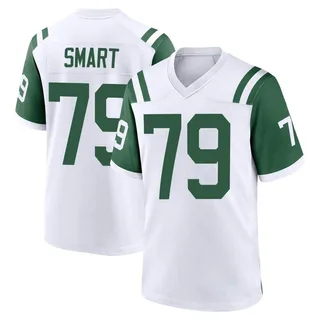 Tanzel Smart New York Jets Youth Game Classic Alternate Nike Jersey - White