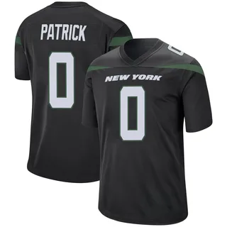 Tim Patrick New York Jets Youth Game Nike Jersey - Stealth Black