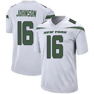 Tyler Johnson New York Jets Men's Game Nike Jersey - Spotlight White