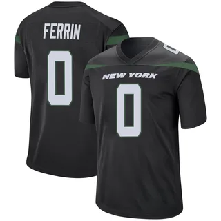 Will Ferrin New York Jets Youth Game Nike Jersey - Stealth Black